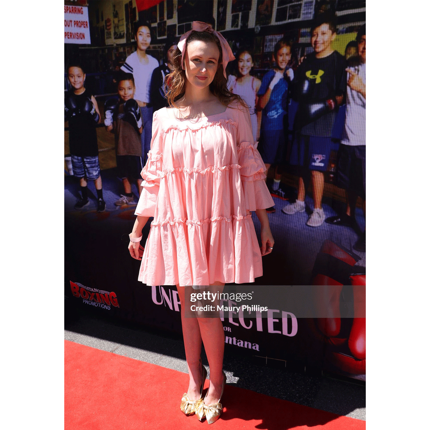 See Sea Collection's Nish Niche pink splash dress on Casara Clark